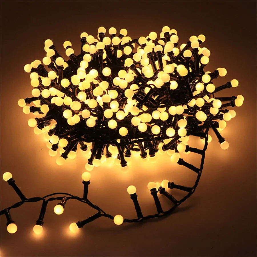 AquaGlow | Waterproof Outdoor String Lights Ideal for Patios, Gardens, and Parties 1