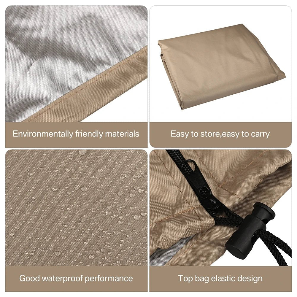 AquaGuard | Durable Waterproof Double Egg Chair Cover for All-Weather Protection 5