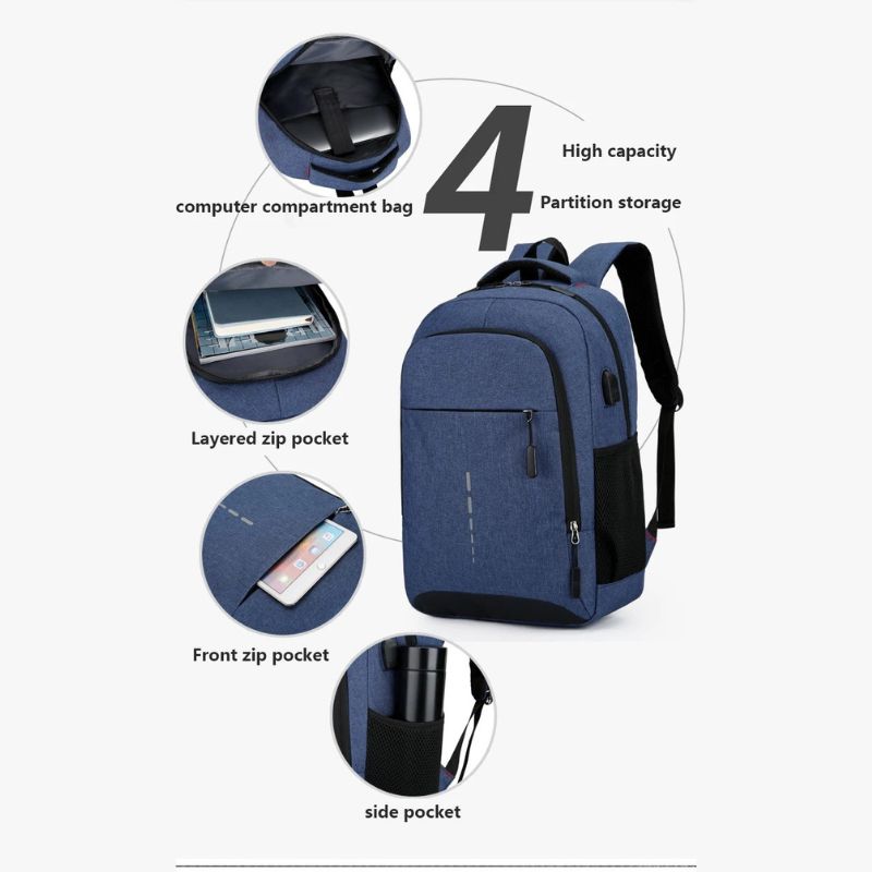 AquaGuard | Stylish Ultralight Waterproof Travel Backpack for Adventure 8