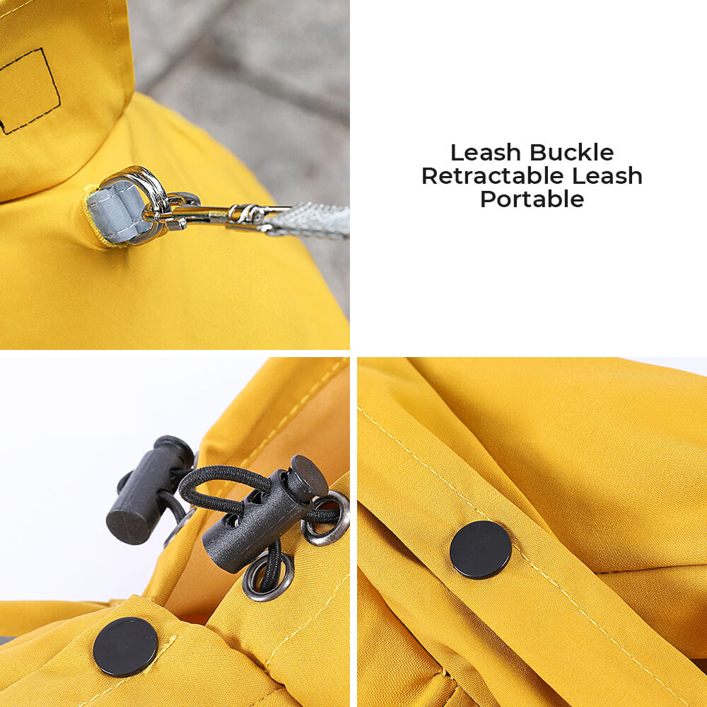 AquaGuard | Stylish Waterproof Adjustable Dog Raincoat with Hood 5