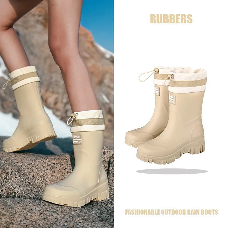 AquaShield | Durable Waterproof Adjustable Rain Boots for Families 12