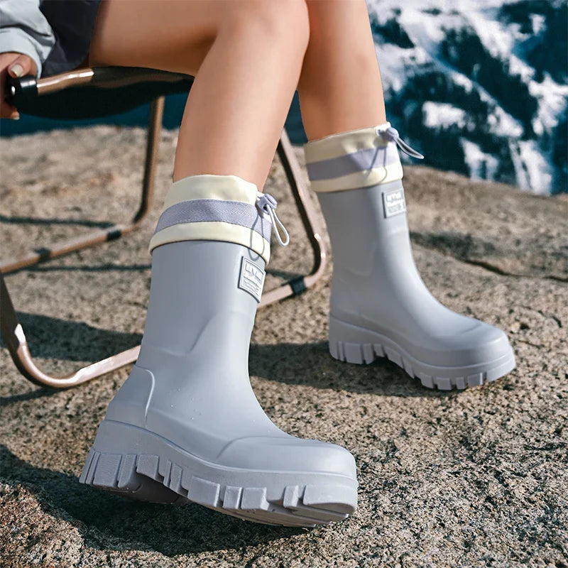 AquaShield | Durable Waterproof Adjustable Rain Boots for Families 3