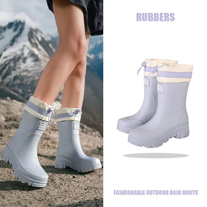 AquaShield | Durable Waterproof Adjustable Rain Boots for Families 6