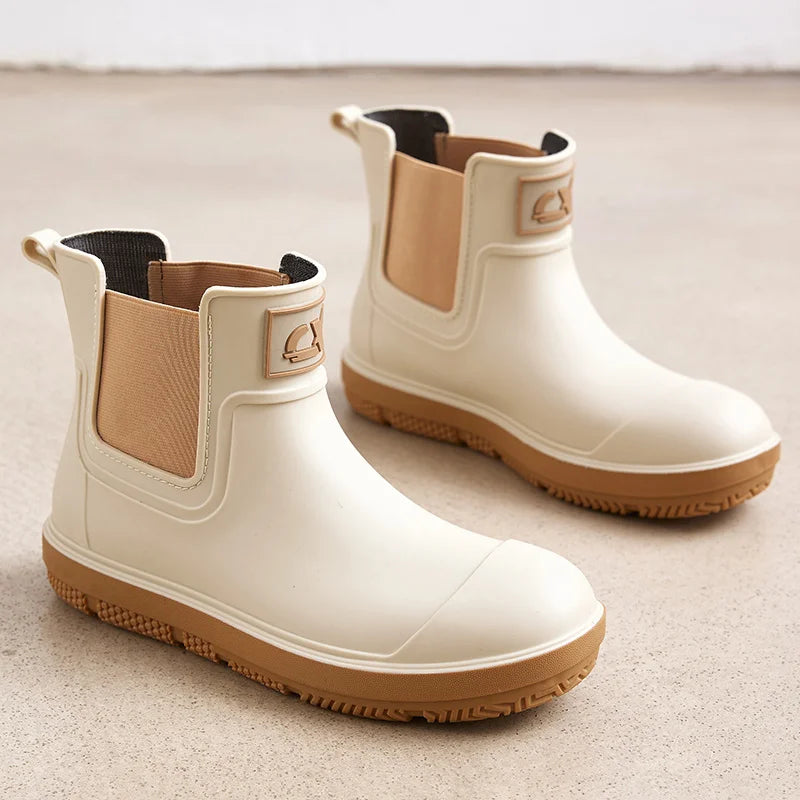 AquaShield | Durable Waterproof Rubber Rain Boots for Women and Men 9