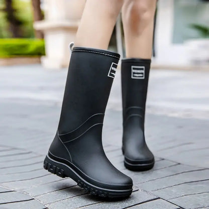 AquaShield | Stylish Reliable Waterproof Mid-Calf Women's Rain Boots 11