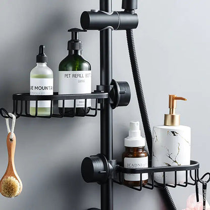 AquaSteel | Stylish Durable Stainless Steel Shower Corner Shelf Caddy 3