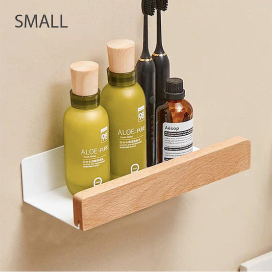 White Marble Bathroom Storage Shelf - Fesara