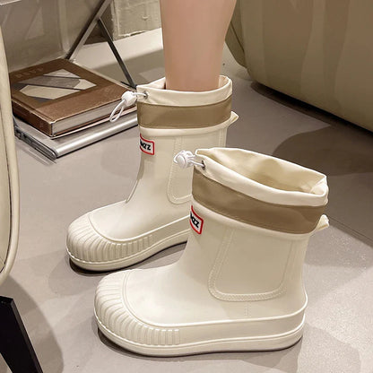 Waterproof Insulated Women's Rain Boots Outdoor Comfort - Fesara
