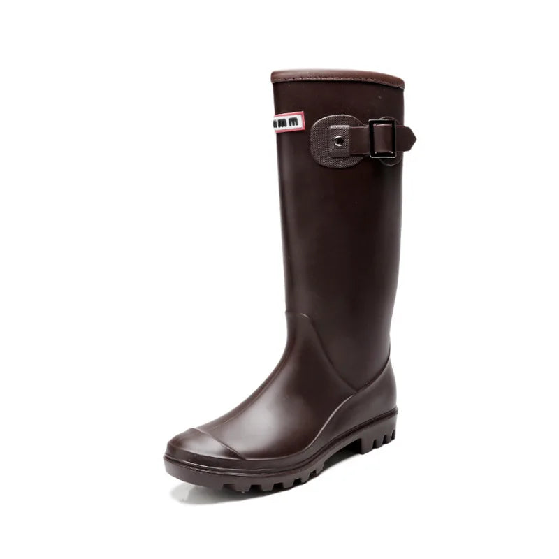 AquaStride | Stylish Durable Waterproof Rubber Rain Boots for Women 6