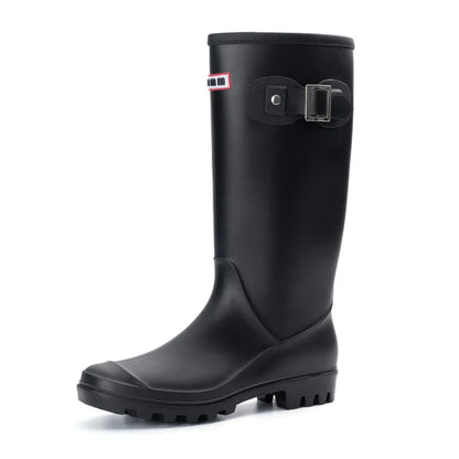 AquaStride | Stylish Durable Waterproof Rubber Rain Boots for Women 8
