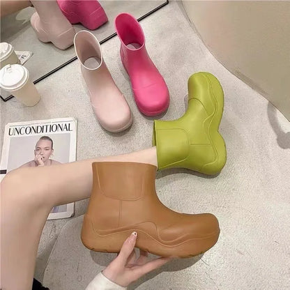 Waterproof Insulated Women's Rain Boots - Fesara