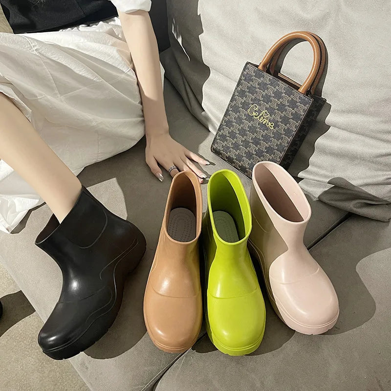 AquaStride | Stylish Waterproof Anti-Slip Women's Rain Boots 3