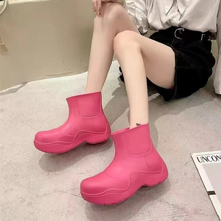 AquaStride | Stylish Waterproof Anti-Slip Women's Rain Boots 6