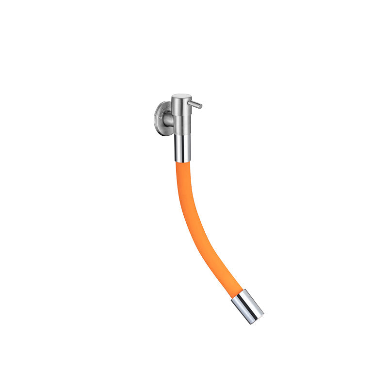 Contemporary Chrome Wall Mount Bathroom Faucet with Lever Handles - Fesara