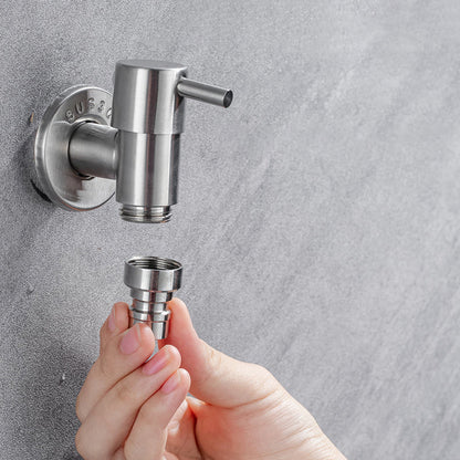 AquaVogue | Modern Sleek Wall Mounted Bathroom Faucet with Lever Handles 4