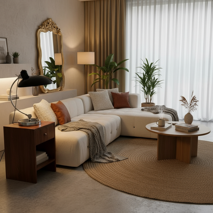Simple Adjustable Table Lamp with Curved Arm