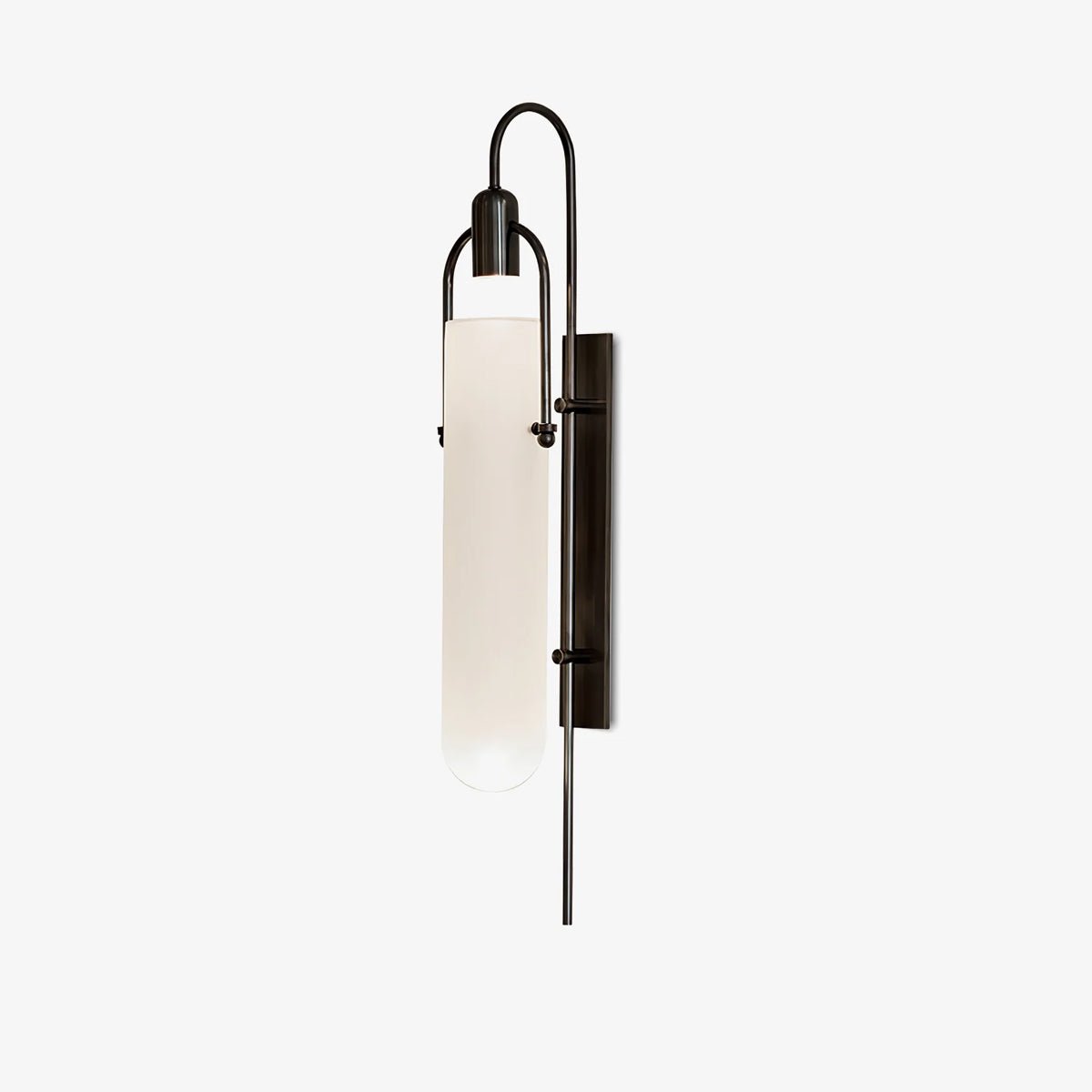 Metal Frame Glass Panel Lamp
