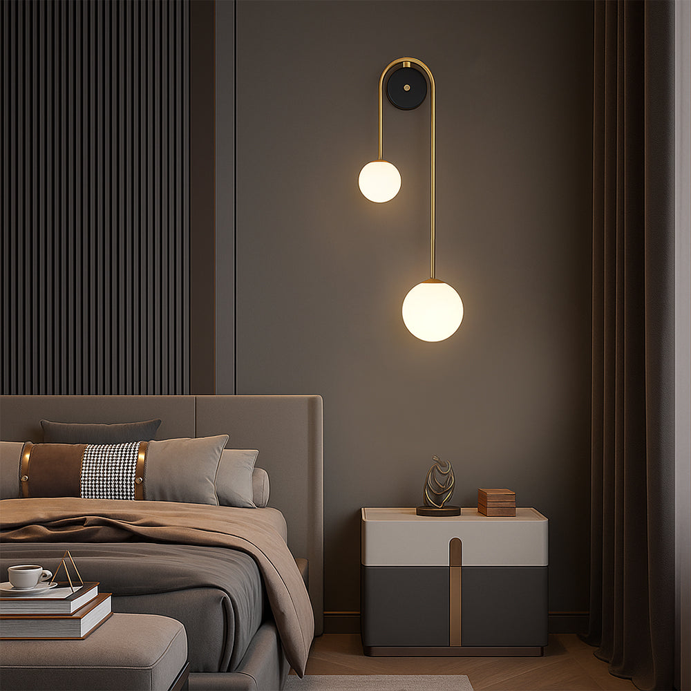 Sleek Arc Wall Light for Simple Luxury Homes - Fesara