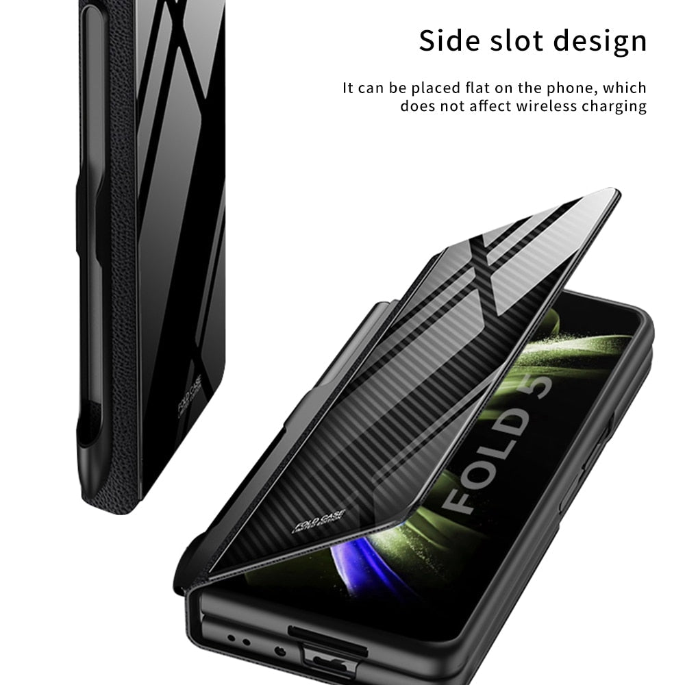ArmorGuard | Durable Shockproof Leather Case for Samsung Galaxy Z Fold 5/4 1