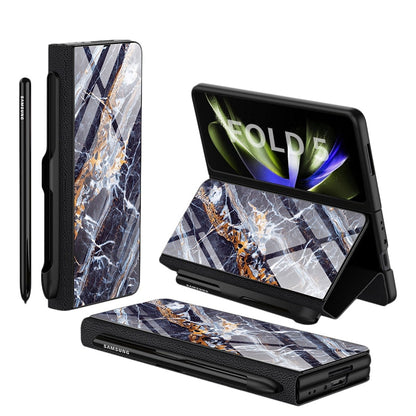 ArmorGuard | Durable Shockproof Leather Case for Samsung Galaxy Z Fold 5/4 14