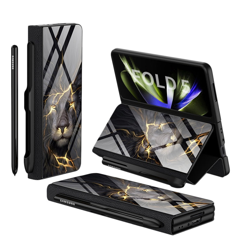 ArmorGuard | Durable Shockproof Leather Case for Samsung Galaxy Z Fold 5/4 22