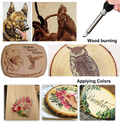 ArtBlaze | Wood Burning & Soldering Kit – Adjustable Heat Tool for DIY Projects 4