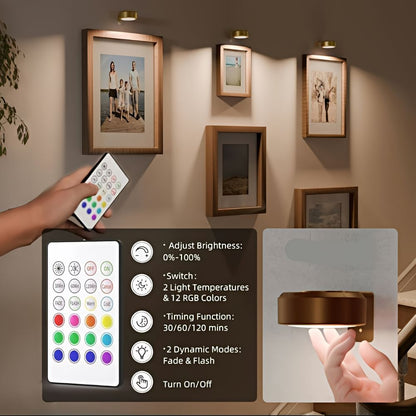 Bright LED Picture Light with Rechargeable Battery