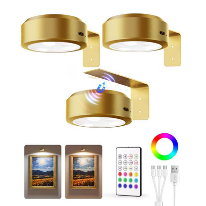 Bright LED Picture Light with Rechargeable Battery