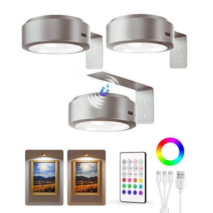 Bright LED Picture Light with Rechargeable Battery