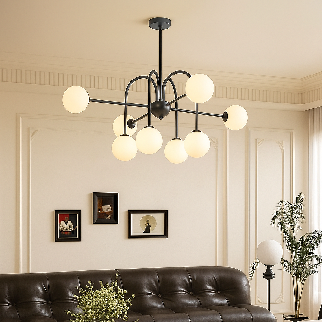 Modern Luxury LED Chandelier Light Fixture - Fesara