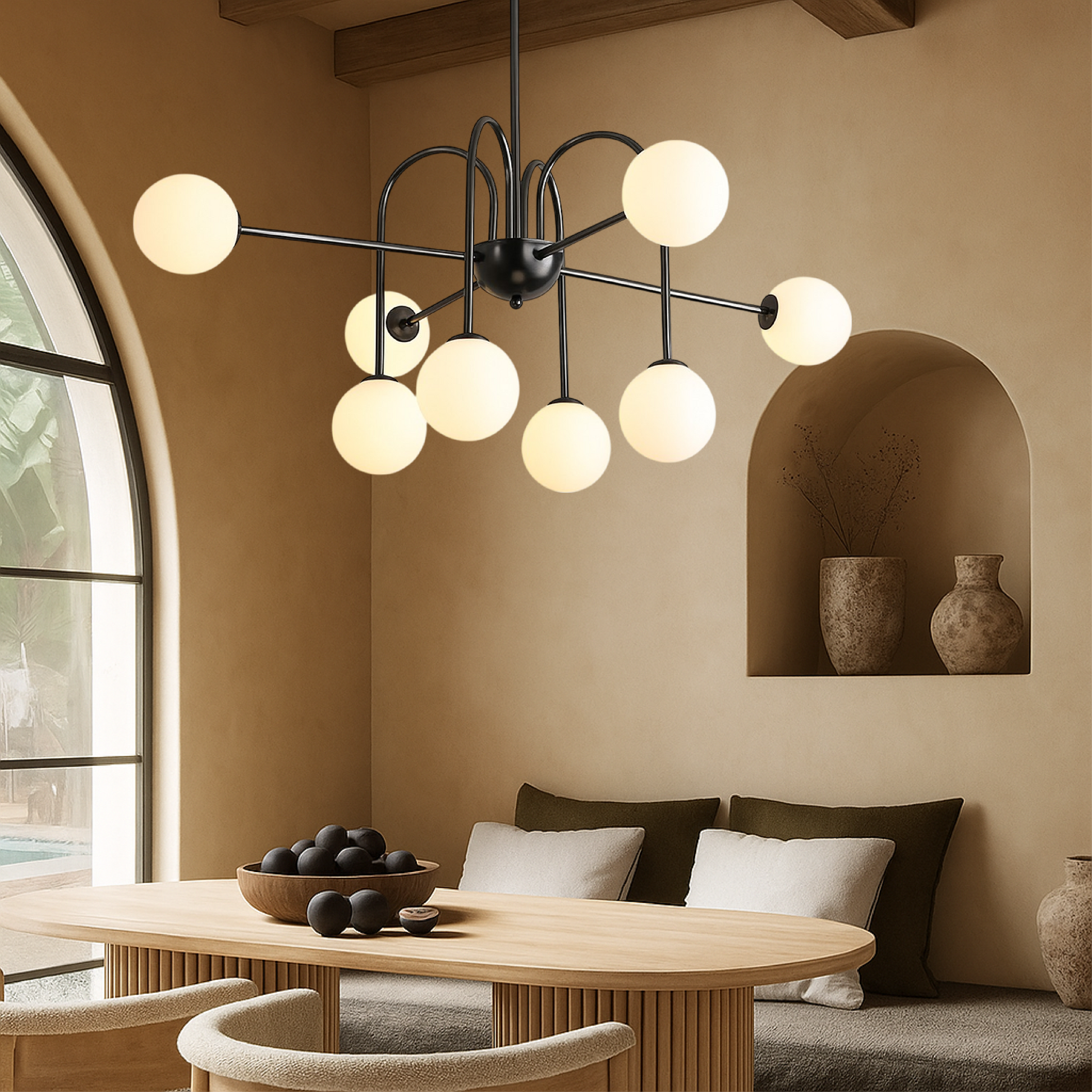 Art Beam Chandelier 2