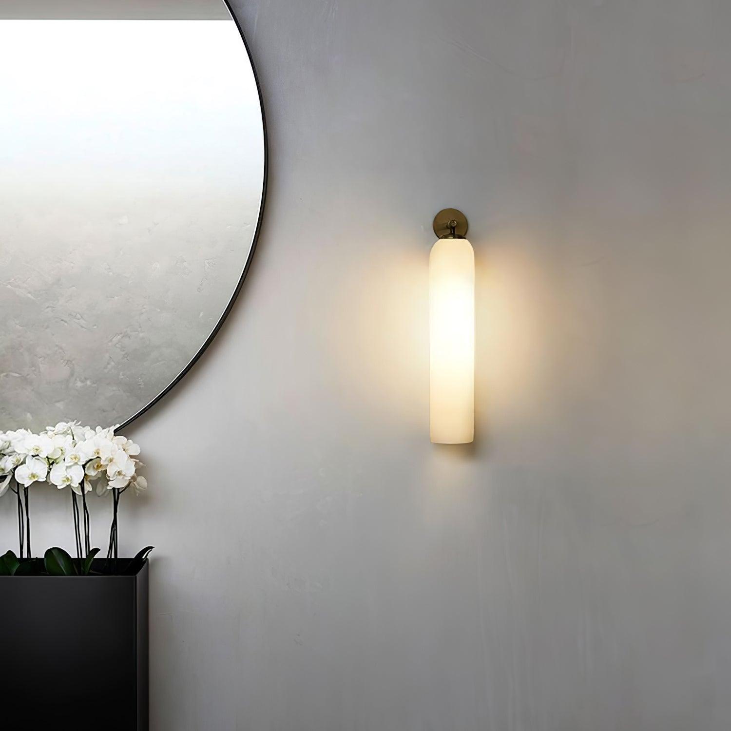 Stylish Glass Wall Light Fixture - Fesara