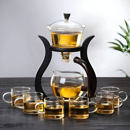 Premium Clear Glass Tea Infuser Set