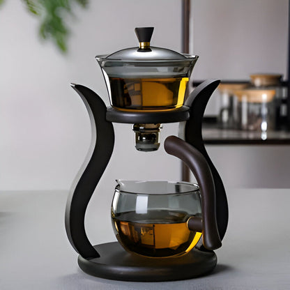 Premium Clear Glass Tea Infuser Set