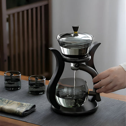 Premium Clear Glass Tea Infuser Set