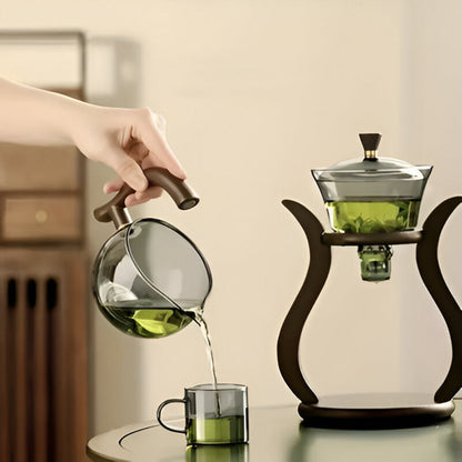 Premium Clear Glass Tea Infuser Set