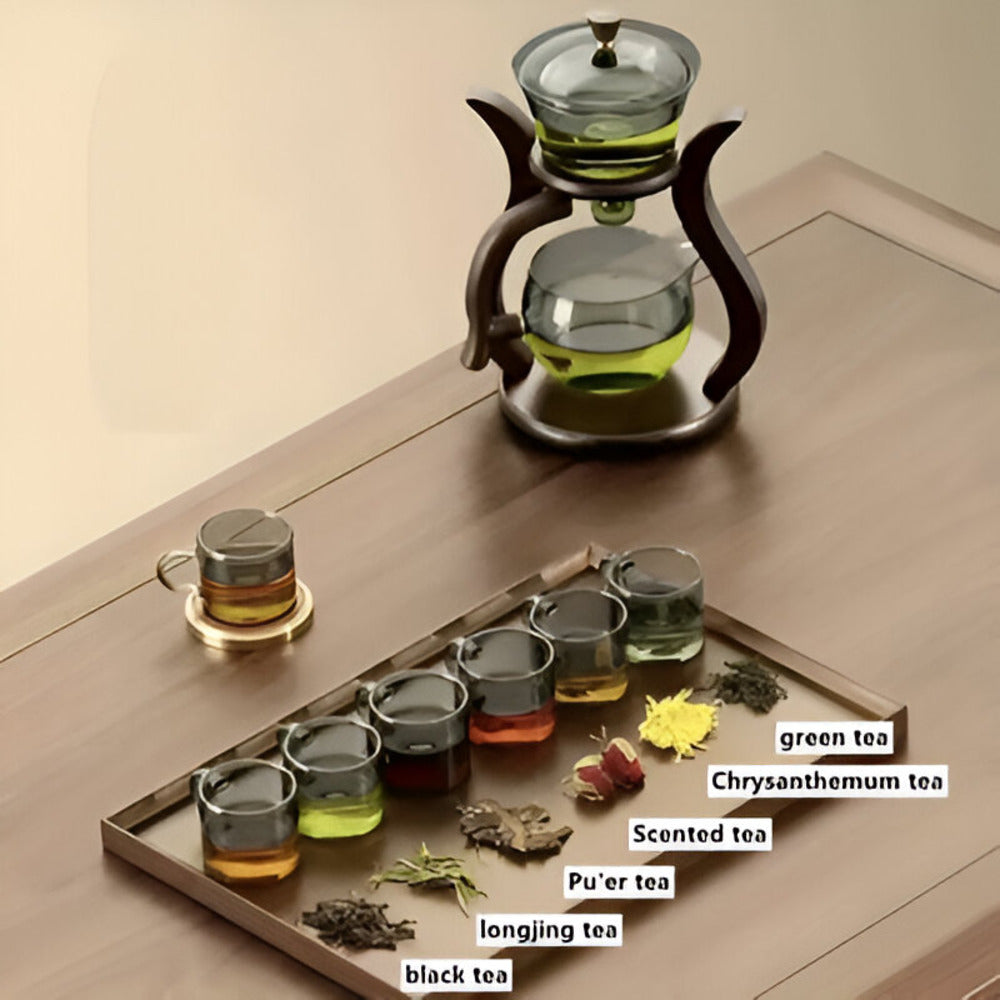 Premium Clear Glass Tea Infuser Set