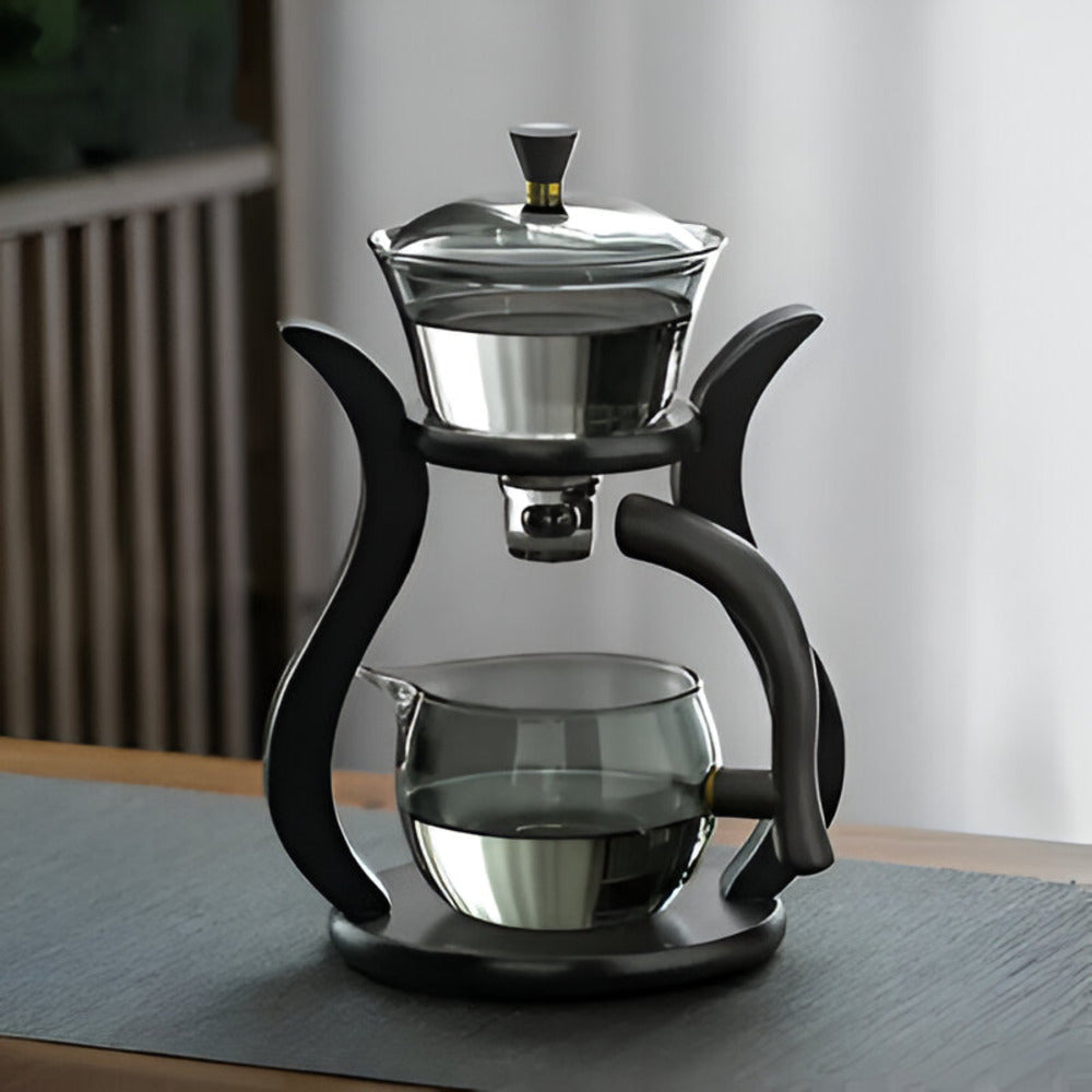 Premium Clear Glass Tea Infuser Set