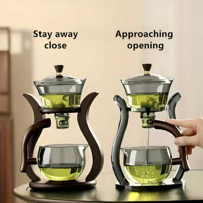 Premium Clear Glass Tea Infuser Set