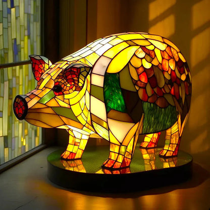 Artistic lamp - vitrafauna 2