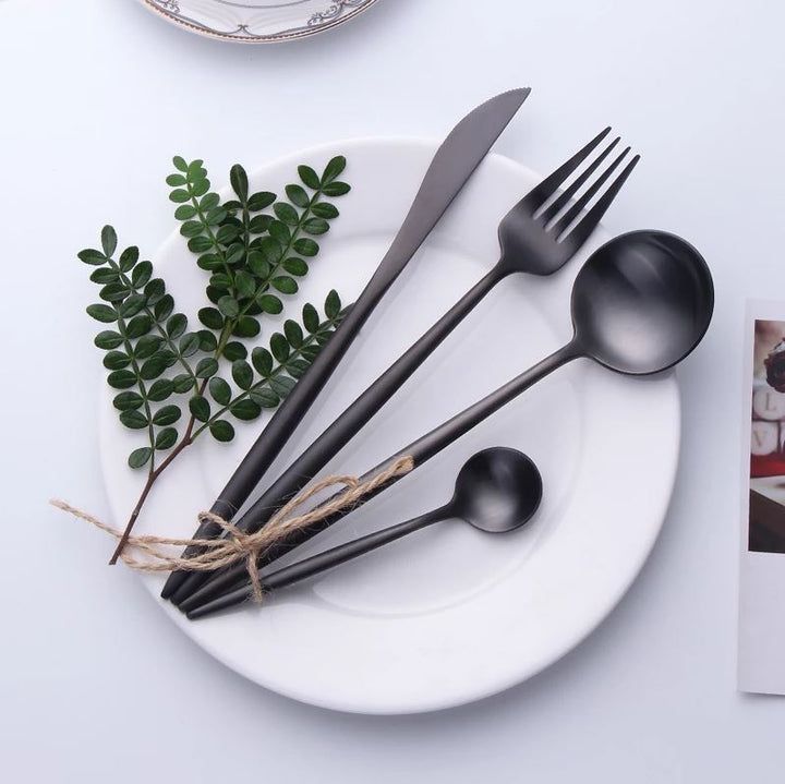 Premium Silverware Stainless Steel Cutlery Set - Fesara