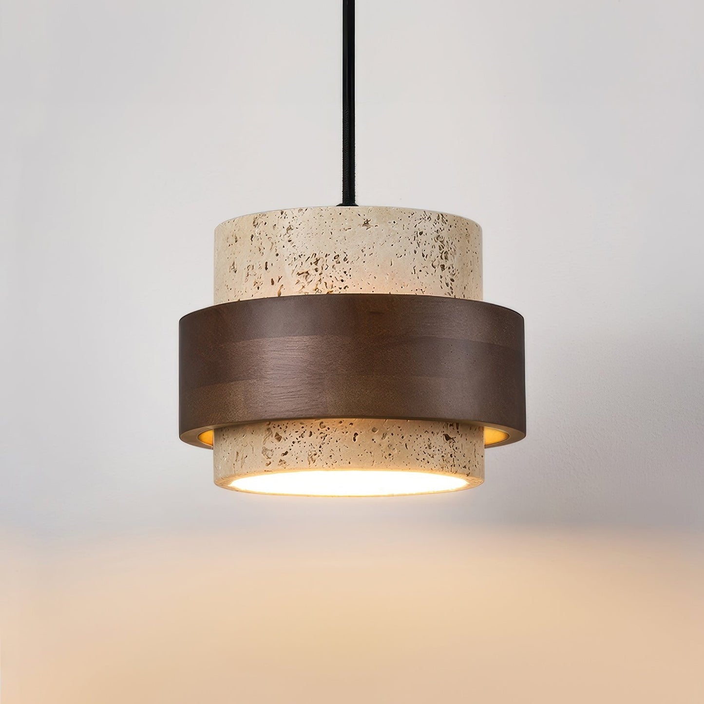 Vintage Natural Stone Drop Light Pendant - Fesara