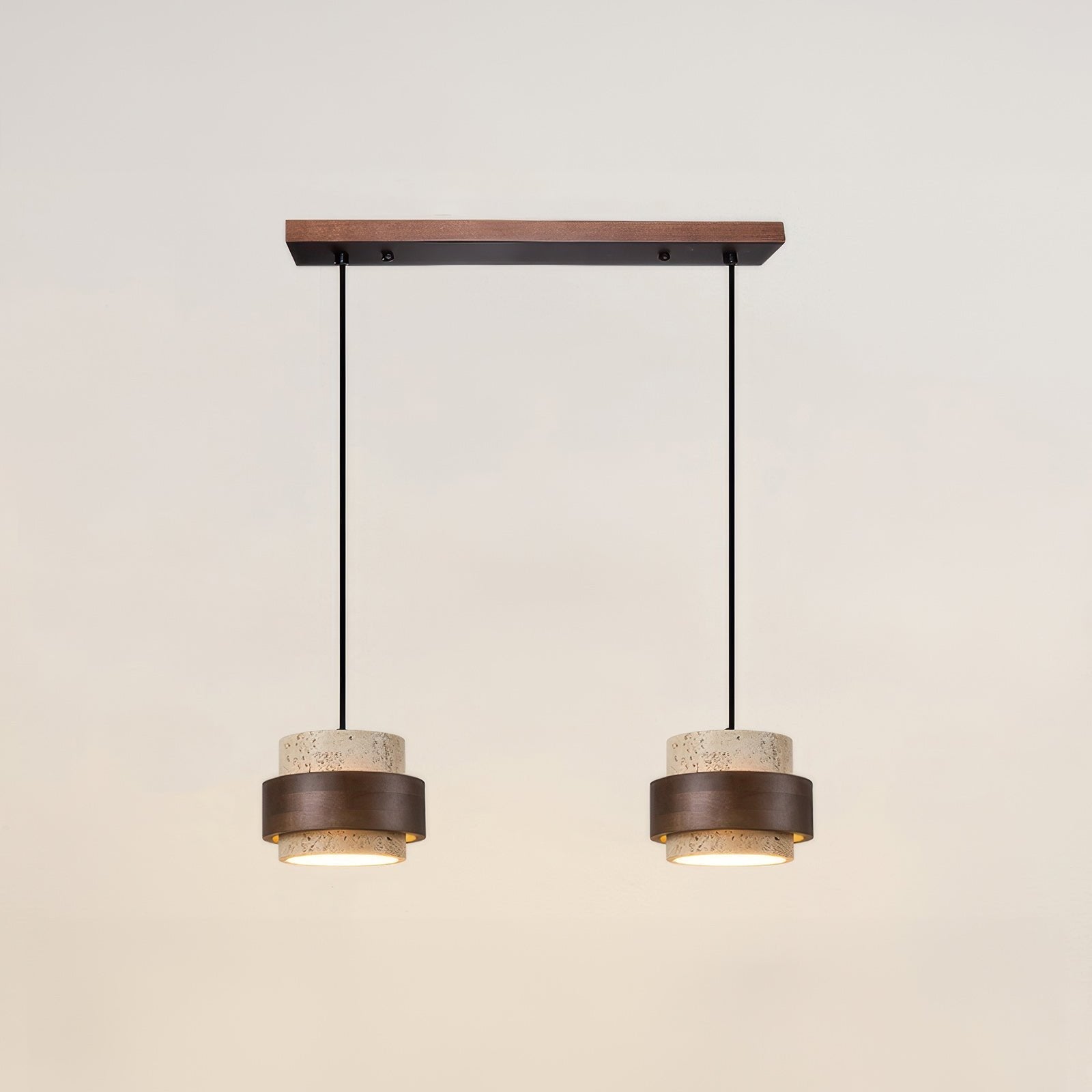 Ascend Retro Stone Wabi-Sabi Pendant 8