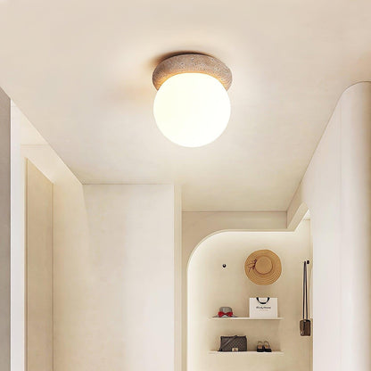 Natural Stone LED Ceiling Light