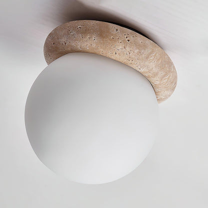 Natural Stone LED Ceiling Light