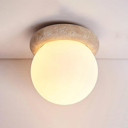 Natural Stone LED Ceiling Light