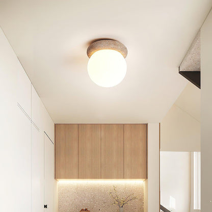 Natural Stone LED Ceiling Light