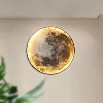 Stylish Moon Phase LED Wall Light