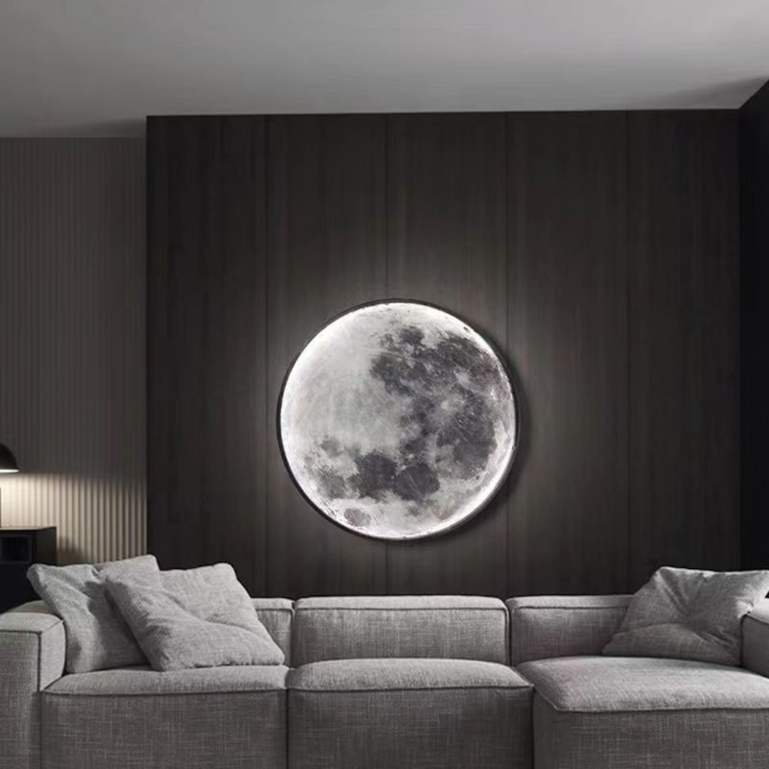 Stylish Moon Phase LED Wall Light