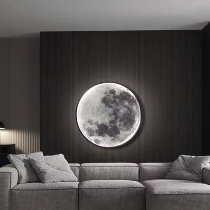 Stylish Moon Phase LED Wall Light